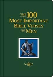 Tapa de 100 most important Bible verses for men