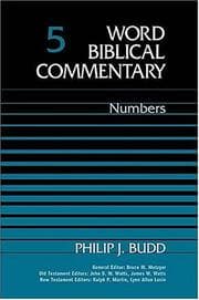 Tapa de Word Biblical Commentary Vol. 5, Numbers  (budd), 446pp
