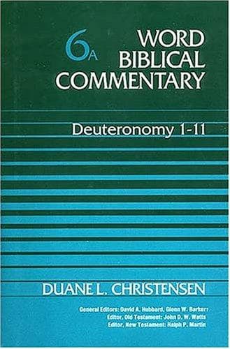 Tapa de Deuteronomy 1 (Word Biblical Commentary)