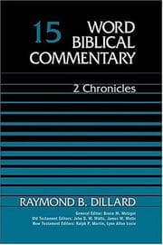 Tapa de Word Biblical Commentary Vol. 15, 2 Chronicles  (dillard), 349pp