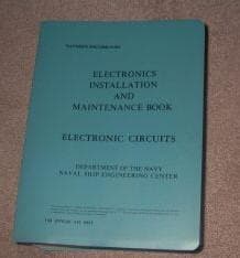Tapa de Electronics installation and maintenance book