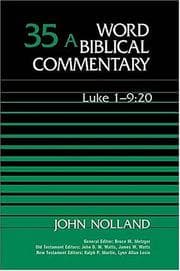 Tapa de Word Biblical Commentary Vol. 35a, Luke 1:1-9:20  (nolland), 520pp