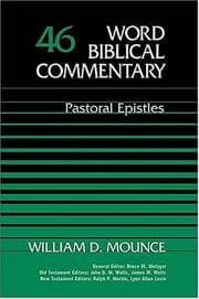 Tapa de Word Biblical Commentary Vol. 46, Pastoral Epistles