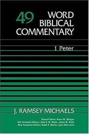 Tapa de Word Biblical Commentary Vol. 49, 1 Peter  (michaels), 413pp