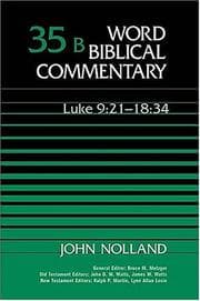 Tapa de Word Biblical Commentary Vol. 35b, Luke 9:21-18:34 (nolland), 501pp