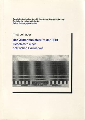 Tapa de Das Aussenministerium der DDR