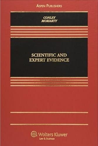 Tapa de Scientific and expert evidence