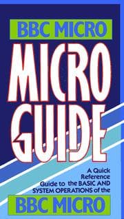 Tapa de Microguide for the BBC micro