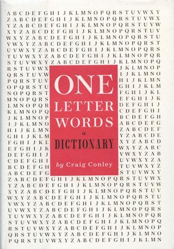 Tapa de One-letter words