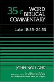 Tapa de Word Biblical Commentary Vol. 35c, Luke 19-24  (nolland), 460pp