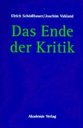 Tapa de Das Ende der Kritik