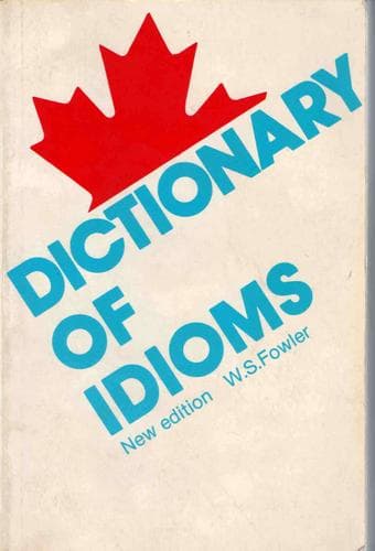 Tapa de Dictionary of Idioms