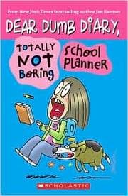 Tapa de Totally NOT Boring School Planner (Dear Dumb Diary)