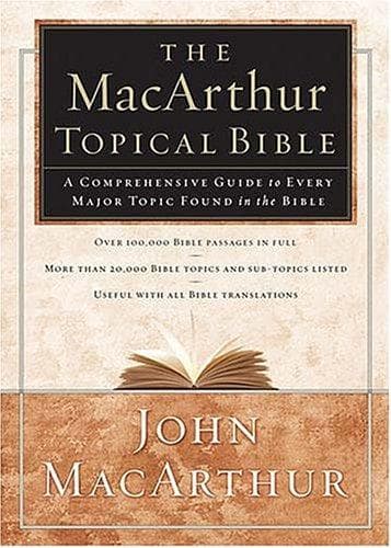Tapa de The MacArthur topical Bible