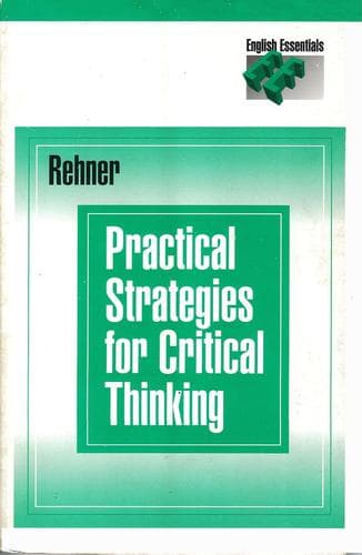 Tapa de Practical Strategies for Critical Thinking