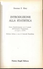 Tapa de Introduzione Alla Statistica