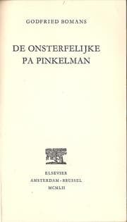 Tapa de De onsterfelijke Pa Pinkelman