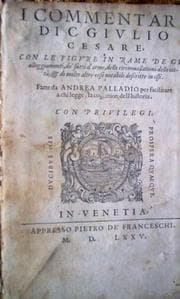 Tapa de I Commentari di C. Givlio Cesare