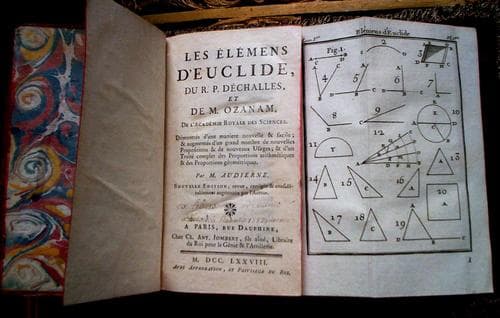 Tapa de Les Élémens d'Euclide