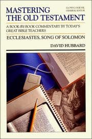 Tapa de Ecclesiastes, Song of Solomon (Mastering the Old Testament, Vol 15b)