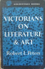 Tapa de Victorians on literature and art