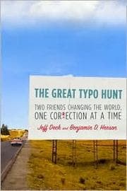 Tapa de The great typo hunt
