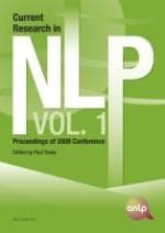 Tapa de Current Research in NLP Vol.1 Proceedings of 2008 Conference