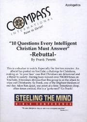 Tapa de 10 Questions Every Intelligent Christian Must Answer