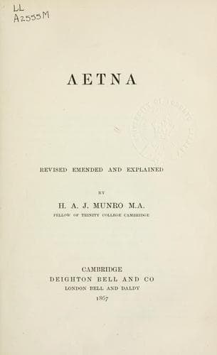 Tapa de Aetna