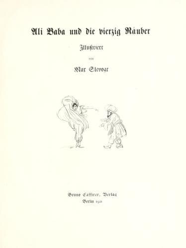 Tapa de Ali Baba und die vierzig räuber
