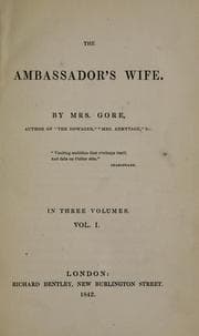 Tapa de The ambassador's wife