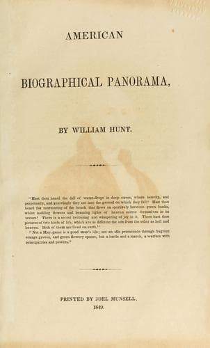 Tapa de American biographical panorama.