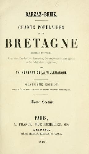 Tapa de Barzaz-Breiz =
