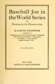 Tapa de Baseball Joe in the World Series