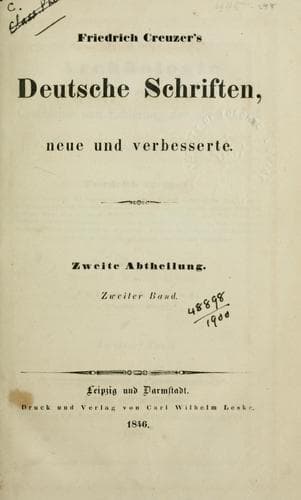 Tapa de Deutsche Schriften