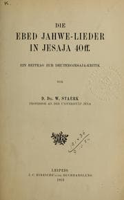 Tapa de Beiträge zur Wissenschaft vom Alten Testament