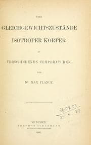 Tapa de Über Gleichgewichtszustände isotroper Körper in verschiedenen Temperaturen