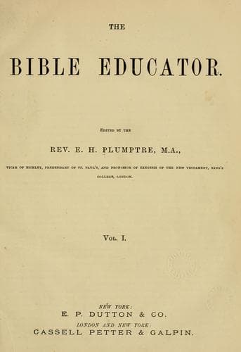 Tapa de Bible educator
