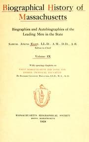 Tapa de Biographical history of Massachussetts