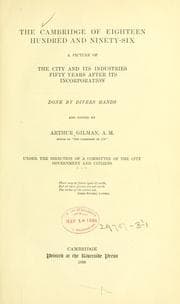 Tapa de The Cambridge of eighteen hundred and ninety-six