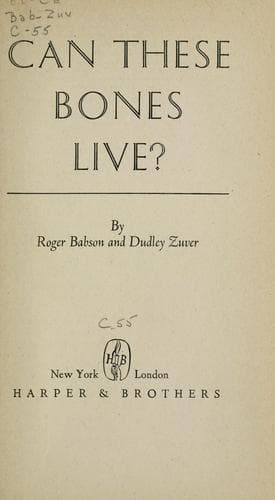 Tapa de Can these bones live?