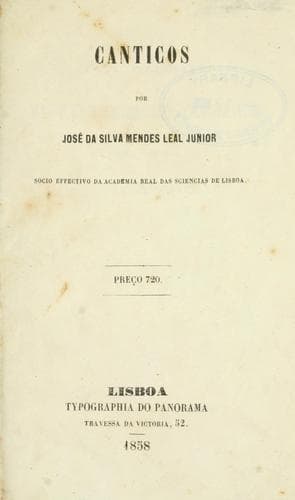 Tapa de Canticos