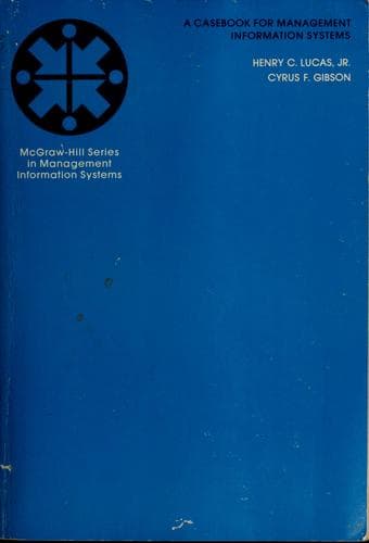 Tapa de A casebook for management information systems .