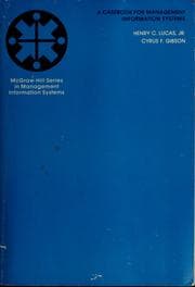 Tapa de A casebook for management information systems .