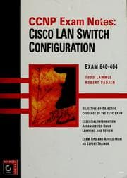 Tapa de CCNP exam notes
