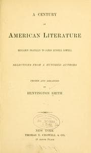 Tapa de A century of American literature