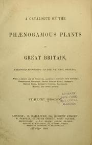 Tapa de A catalogue of the phaenogamous plants of Great Britain