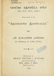 Tapa de Ceithre sgeulta eile (XI., XII., XIV., XIX.) tarraingte as an "Sgeuluidhe gaedhealach"