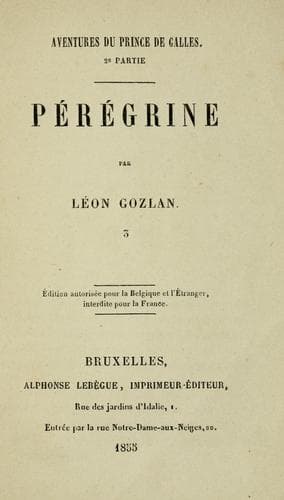 Tapa de Pérégrine