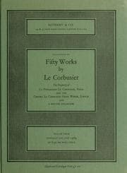 Tapa de Catalogue of fifty works by Le Corbusier [pseud.]